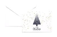 Merry Christmas and Happy New Year Elegant Stationery Note Card Set
