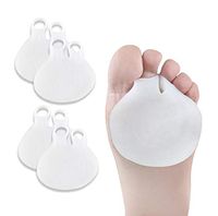 VIEEL Metatarsal Pads Ball of Foot Cushions Metatarsal Pads Soft Gel Pads for Shoes, Mortons Neuroma, Corns, Callus - Rapid Pain Relief, 2 Pair