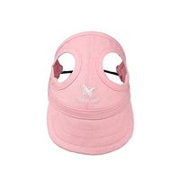 Parent-Child Cap,SuperUS Pet Hat with Ear Holes Dog Sport Baseball for Sun Protection Adjustable Buckle Spring and Summer Male Female Baseball Caps (S, Pink (Pet))