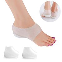 Invisible Height Increase Insole, Wearable Heel Cushion Inserts Shoe Soft Silicone Heel Lift Insole Leg Lengthen for Men and Women