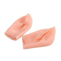 CapsA Plantar Fasciitis Height Increase Heels Sleeve Gel Heel Height Invisible Elevators, Pads, Arch Support, Heel Protectors, Foot Cushion 3CM Increase Insole Pain Relieve (Beige A)