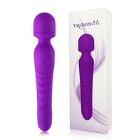 Premium Quality Wand Massager, Optional Heating Taili Mode, 7 Enjoyment Speed Mode, Rechargeable Waterproof Body Massager  for Everyone.