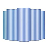 Freeby Small Trash Bags, 4 Gallon Garbage Bags Thin Material for Office, Home Waste Bin, Kitchen, 150 Counts 5 Color (Blue)