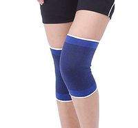 A Pair Athletics Elastic Knee Compression Sleeve Support Knee Pad Pain and Arthritis Relief for Men & Women