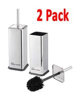 Simpli-Magic 79253 Toilet Brush and Holder, Stainless Steel 2 Pack