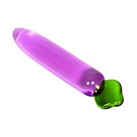 Guiseniour Glass Big Buttt Plug Six Love Games Personal Massager for Women Men Couples Lover Glass Crystal Ball Adullt Products
