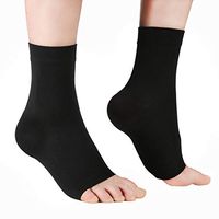 Compression Foot Sleeve Socks for Men & Women - Plantar Fasciitis Socks for Injury Recovery, Arch Support, Pain Relief, Foot & Ankle Swelling, Heel Spurs, Joint Pain, 1 Pair