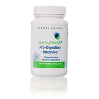Pro-Digestion Intensive Chewable | Best Digestive Support Supplement | Helps Relieve Occasional Heartburn, Gas, Bloating and Belching | 180 Chewable Tablets | Free Of Common Allergens | Seeking Health