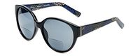 Vera Bradley Bi-Focal Reading Sunglasses Kylie in Canterberry-Cobalt w/Grey Lens +1.50