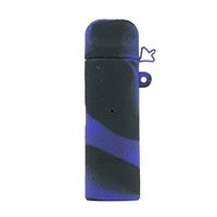 Comidox 1PCS for Smok Novo Texture Silicone Protective Case,Anti-Slip Skin Rubber Cover for Smok Novo Pod Starter Kit TC Mod Box Rubber Case Wrap Shield (Purple with Black)