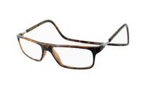 CliC Executive Single Vision Full Frame Designer Reading Glasses, Tortoise, 1.50