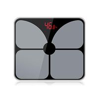 Barry-Home A3s USB Charging Scales Digital Display Weight Weighing Floor Electronic Smart Balance Body Household Bathrooms 180KG,C,Black