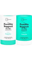Premama Dual Fertility Bundle - Male Fertility Supplement Drink Mix with Female Fertility Support for Her - Couples Conception Support - 28 Servings
