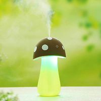 Voberry® Home Aroma USB LED Light Humidifier Mushroom Air Diffuser Purifier Atomizer New (Coffee)