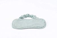 AHCHOO Cotton Soft Sleep Mask for Men Women Side Sleeper, Blocks Light with Added Padding on Nose and Non-Restricting Elastic Bands (Green & Grey)