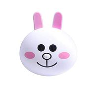 AKOAK 3 Pcs/Set Contact Lens Case, Cute Animal Contact Lens Case Rabbit, Bear and Duck, Travel Kit Easy Carry Mirror Container