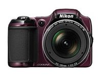 Nikon COOLPIX L820 16 MP Digital Camera with 30x Zoom (Plum)