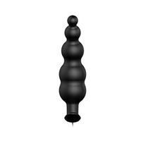 a-YUEYUE Silicone 12 Vibranting Amal Beads Plug Body Massager Toy, Waterproof and Quiet for Men Women Beginners Training Kit, 2 Styles Optional