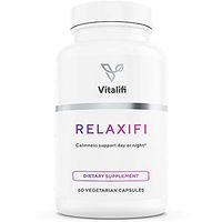 Vitalifi Relaxifi – Premium GABA Supplement with L-Theanine to Support Lower Stress & Anxiety Levels - with Clinical Doses of Pure GABA and L-Theanine to Reclaim Your Calm & A Rejuvenating Sleep