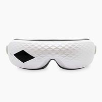 Eye Massager,3D Electric Eye Temple Massager with Heat Infrared Air Pressure Music Vibration Compression Therapy Wireless Foldable Rechargeable for Dry Eye Massage Relax Eyesight Care Stress Fatigue
