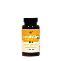Pure Dandelion Root Powder Extract - 530mg Capsules 100 Pills Dried & Roasted Herbal Supplement