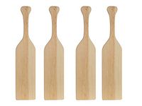 Walnut Hollow Unfinished Pine Wood Paddles for Arts, Crafts, Sorority, Fraternity & Home Decorating (4 Pack)