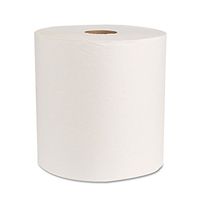 Boardwalk 17GREEN Boardwalk Green Universal Roll Towels, Natural White, 8-Inch x800ft, 6 Rolls/Carton