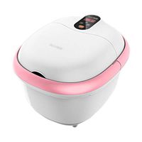 Foot Massagers Foot Bath Fully Automatic Heated Massage Foot Bath Electric Household Heated Footbath Suitable for Friends Massage Tools (Color : Pink, Size : 42.23631.3cm)