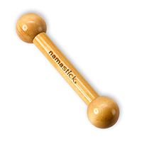 Namastick Travel Size - 10" Wooden Massage Roller Stick - Myofascial Release Stick for Tight Muscles - Deep Tissue Massage Roller for Feet and Glutes - Self Massage Tool