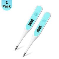 Ponek Digital Basal Body Thermometer, Waterproof Thermometer,Oral Thermometer, Medical Body Thermometer for Fever Test, Digital Rectal Armpit Thermometer Fast Reading for Baby and Adults