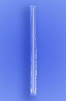 Wow Plastics Inc. Giant Straw 10.25" - Celo Wrapped - Clear - 4/350 (1,400/Case)