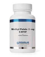 Douglas Laboratories - Methyl Folate 5 mg (5-MTHF) - Biologically Active Vitamin B9 to Support Cardiovascular Health and Mood - 60 Capsules