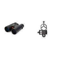 Celestron 71347 Outland X 10x42 Binocular (Black) with Basic Smartphone Adapter 1.25"