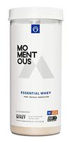 AbsoluteZero Grass-Fed Whey Protein Isolate, 24 Servings Per Jar for Essential Everyday Use, Gluten-Free, NSF Certified - Momentous (Strawberry)