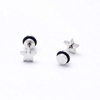 Star Shape Ear Studs Earring Fake Gauge Illusion Cheater Plugs Body Piercing Beauty Womans Party Jewerly Accessory Unique Styling Style Polar Good Creation