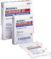 Curasorb Zinc, 4" X 4", 10/Box
