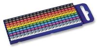 HELLERMANN TYTON W1-270 CABLE MARKER, CLIP ON, 0-TO-9, 200PC