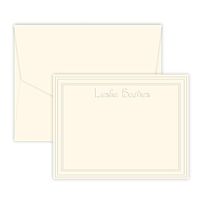 Personalized Constance Card - Embossed (Ivory)