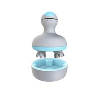 Head Massager Scalp - Handheld Electric Scalp Massager with Waterproof and USB Charging, with 4 Detachable Heads to Stimulate Deep Hair Growth and Relieve Stress