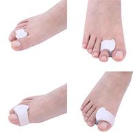 Toe Separators/Corrector gLoaSublim,1 Pair Silicone Bunion Corrector Toe Separator Straightener Pain Relief Tool
