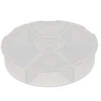 uxcell Outdoor Travel Medicine Tablet Pill 6 Slots Organizer Box Storage Holder