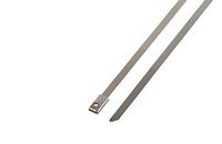 South Main Hardware 888114 26.7-in 304 Stainless Steel 100-Pack, 200-lb, Silver, Metal Cable Tie, 26.7", 100 Piece