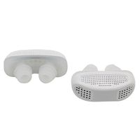 HLY 2018 New Prevent Snoring| Mini Silicone Anti Snoring Device Snoring Stopper Nose Clip Relieve Snoring Nose Stopping Sleeping Aid Snore Ventil Solution YY (Color : White)