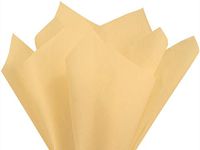 French Vanilla Art DIY Crafts Tissue Paper for Gift Wrapping 15"X20" 5 Sheets