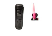 F.e.s.s Fess Quad Jet Flame Butane Torch Cigarette Cigar Lighter