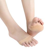 Boddenly Metatarsal Pads Ball of Foot Cushions - Soft Gel Ball of Foot Pads, Mortons Neuroma Callus Metatarsal Foot Pain Relief Bunion Forefoot Cushioning Relief Women, 6Packs