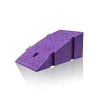 Splice Non-Slip Triangle Pad, Portable Light Wheelchair Ramp Car Bicycle Scooter Slow Down Mute Curb Uphill Mat (Size: 25 40 16cm) (Color : Purple, Size : 254519CM)