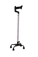 Quad Cane Size: Small, Color: Blue Flowers