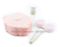 BONAMART Cute Travel Contact Lens Case Kit Holder Mirror Box