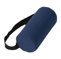 Full Lumbar Roll Firm With Strap Blue - 5" Dia. X 11"